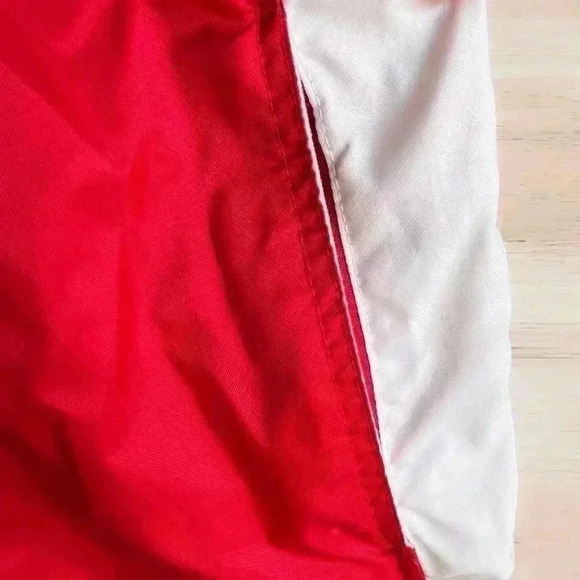 Vtg 90’s Nike Men’s Red Hooded Anorak 1/2 Zip Pullover Windbreaker Jacket Sz XL - Picture 8 of 16